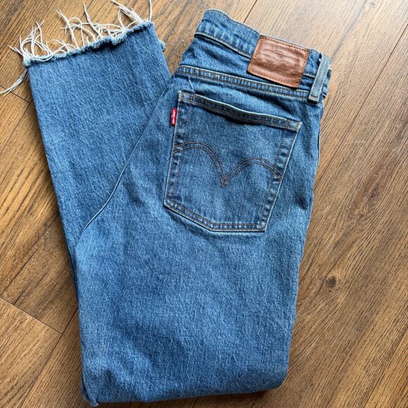 Levi's Denim - Levis Wedgie Straight Jeans Wedgie Did It Wash Medium Size 28